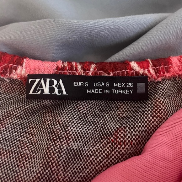 Zara floral print strapless dress - Picture 5 of 5